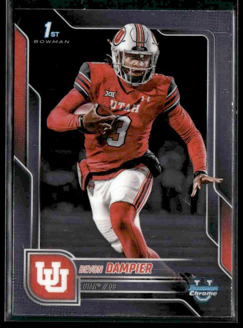 2025 Bowman University Chrome #3 Devon Dampier