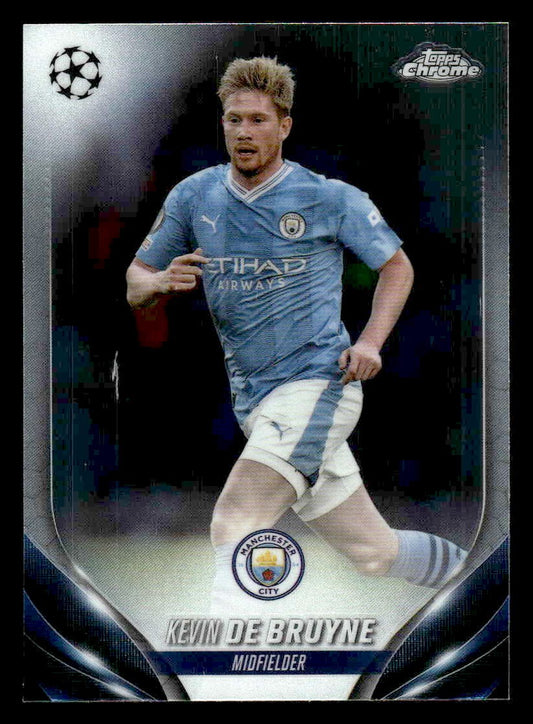 2023-24 Topps Chrome UEFA Club Competitions #85 Kevin De Bruyne