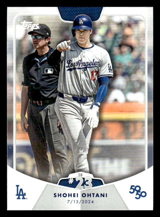 2024 Topps 50/50: Shohei Ohtani #52 Shohei Ohtani