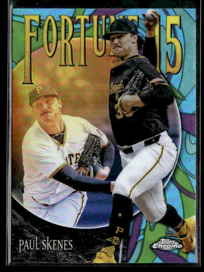 2025 Topps Chrome #F15-8 Paul Skenes Fortune 15