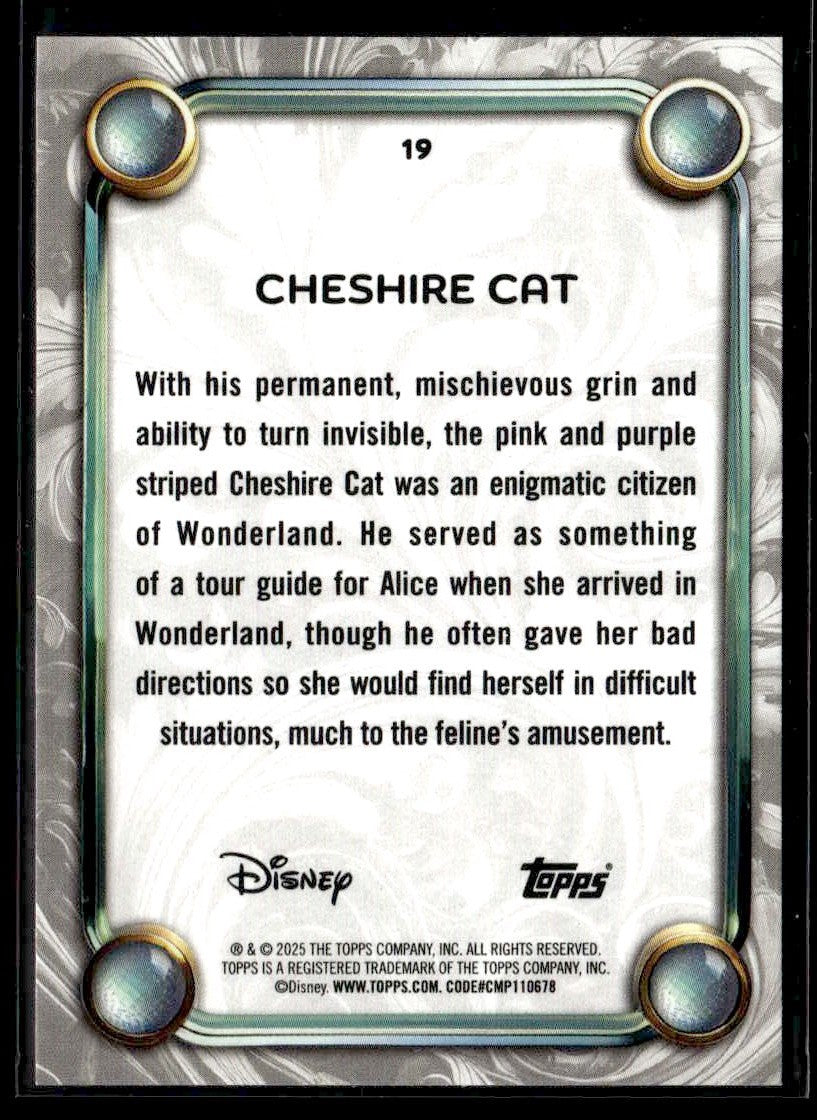 2025 Topps Disney Wonder #19 Cheshire Cat
