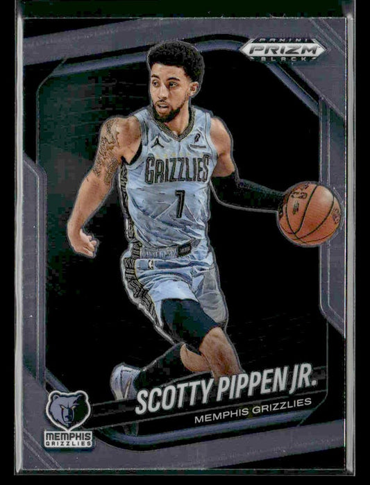 2024-25 Panini Prizm Black #221 Scotty Pippen Jr.