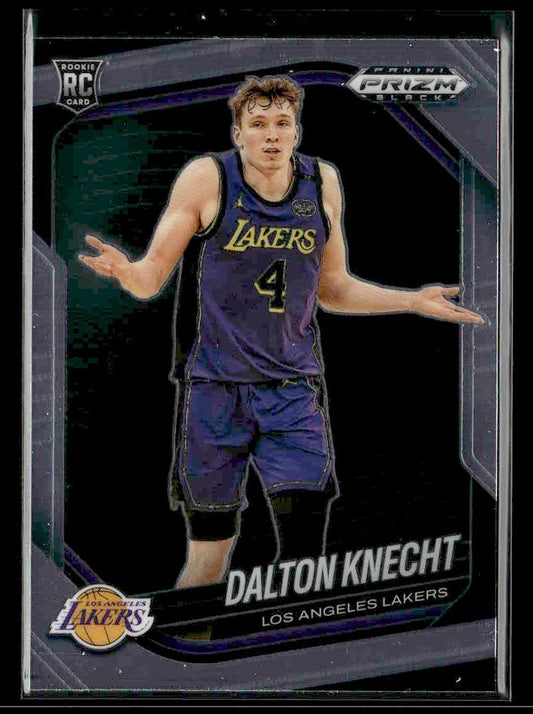 2024-25 Panini Prizm Black #33 Dalton Knecht