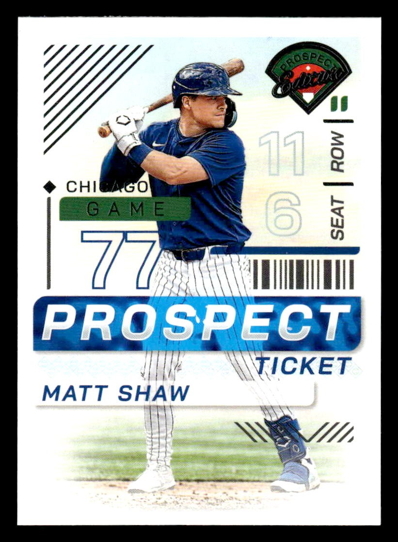 2024 Panini Prospect Edition #39 Matt Shaw