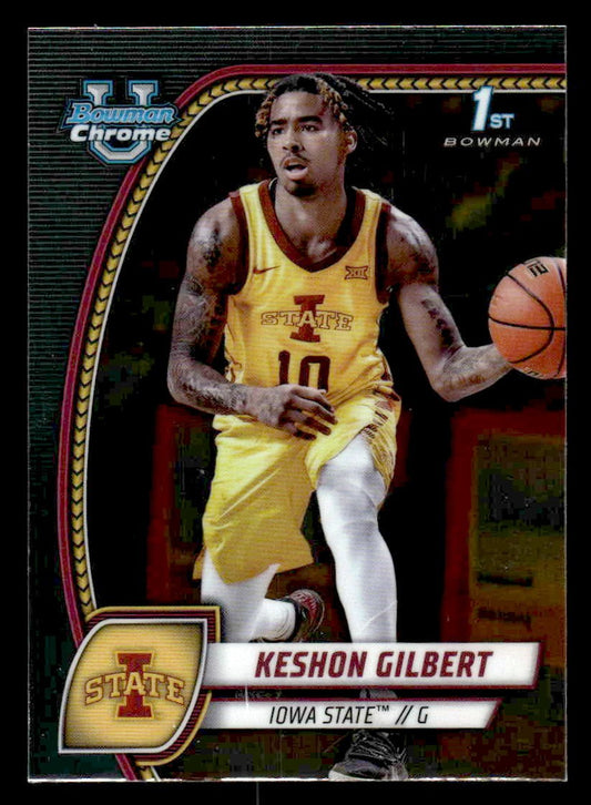 2024-25 Bowman University Chrome #45 Keshon Gilbert