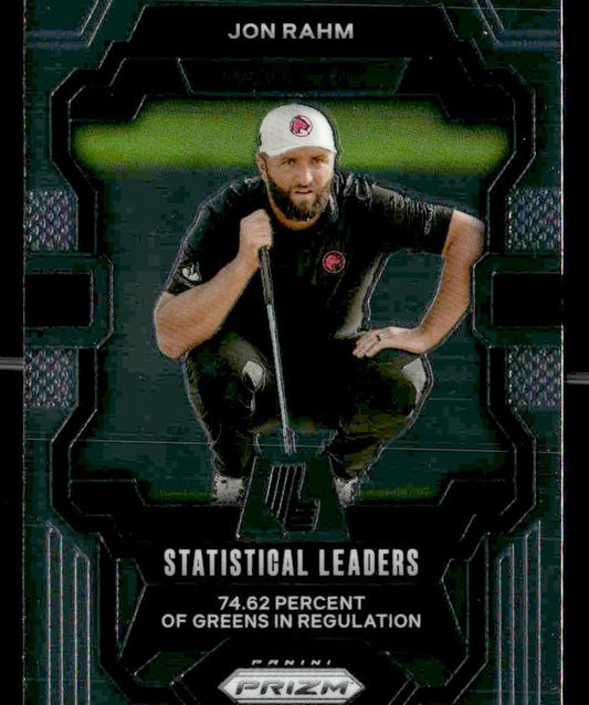 2024 Panini Prizm LIV #95 Jon Rahm Statistical Leaders