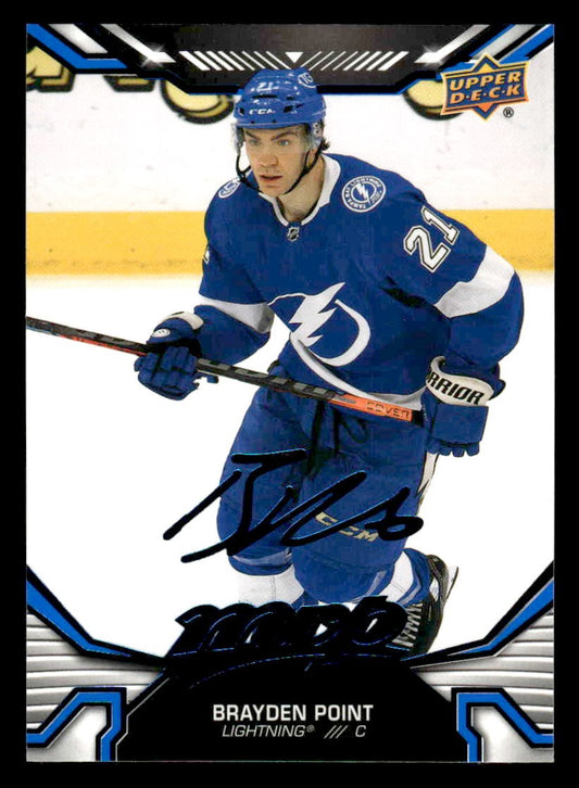 2022-23 Upper Deck MVP #29 Brayden Point Blue Script
