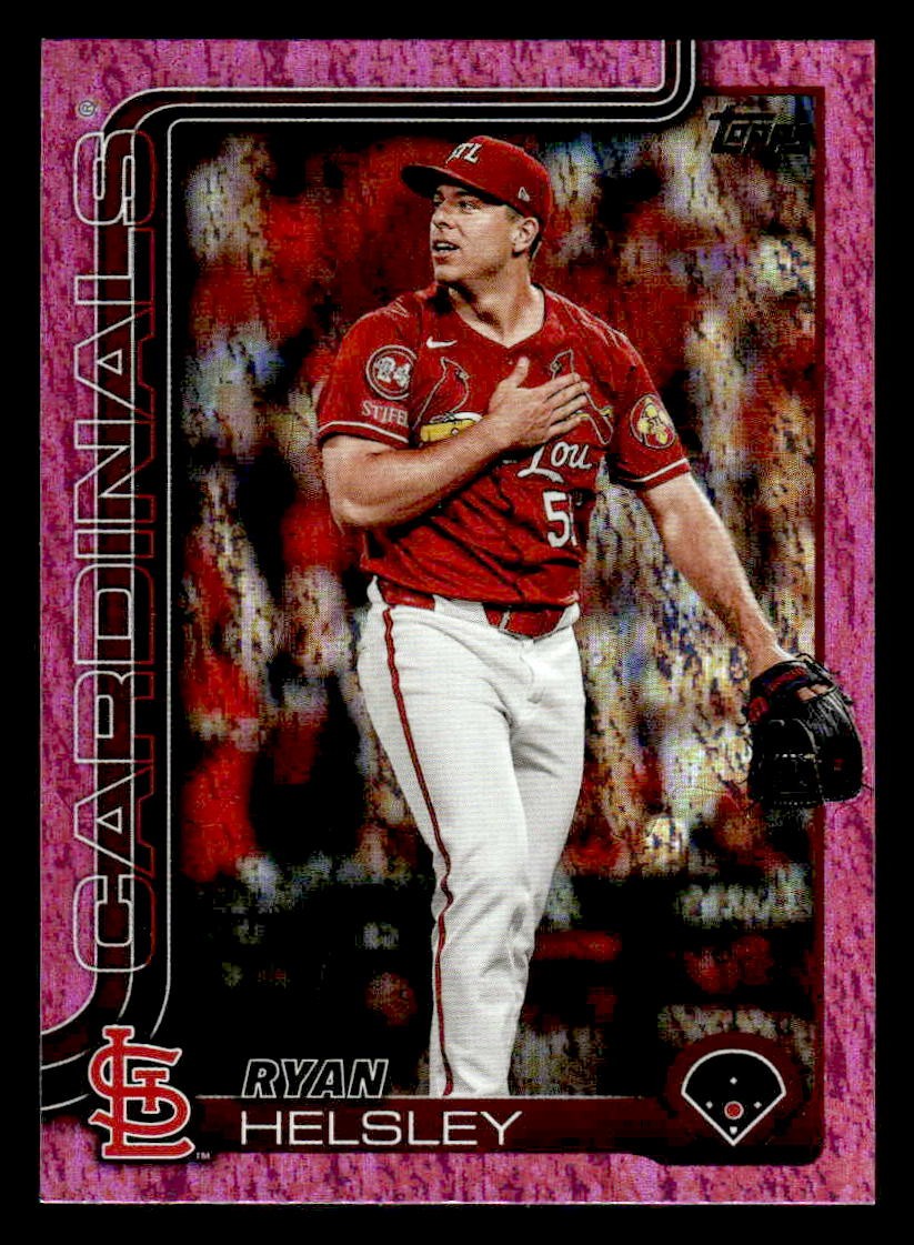 2025 Topps #241 Ryan Helsley Pink Holo Foil