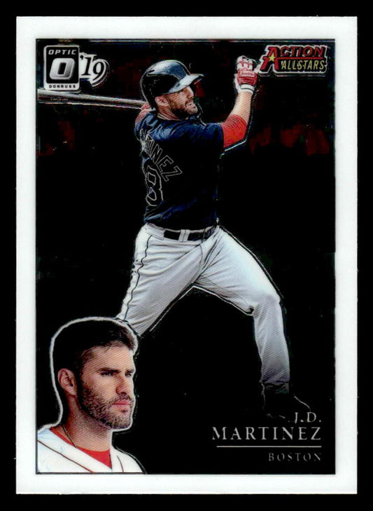 2019 Donruss Optic #AA-14 J.D. Martinez Action Allstars
