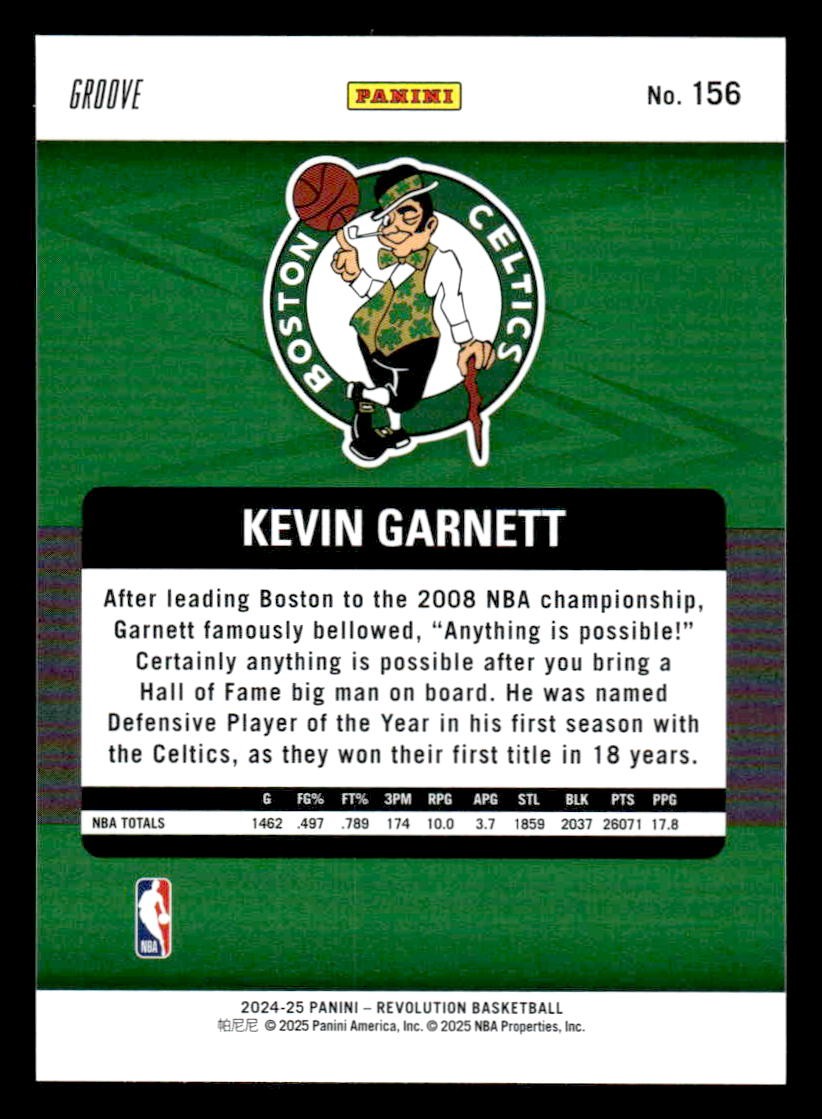2024-25 Panini Revolution Groove #156 Kevin Garnett