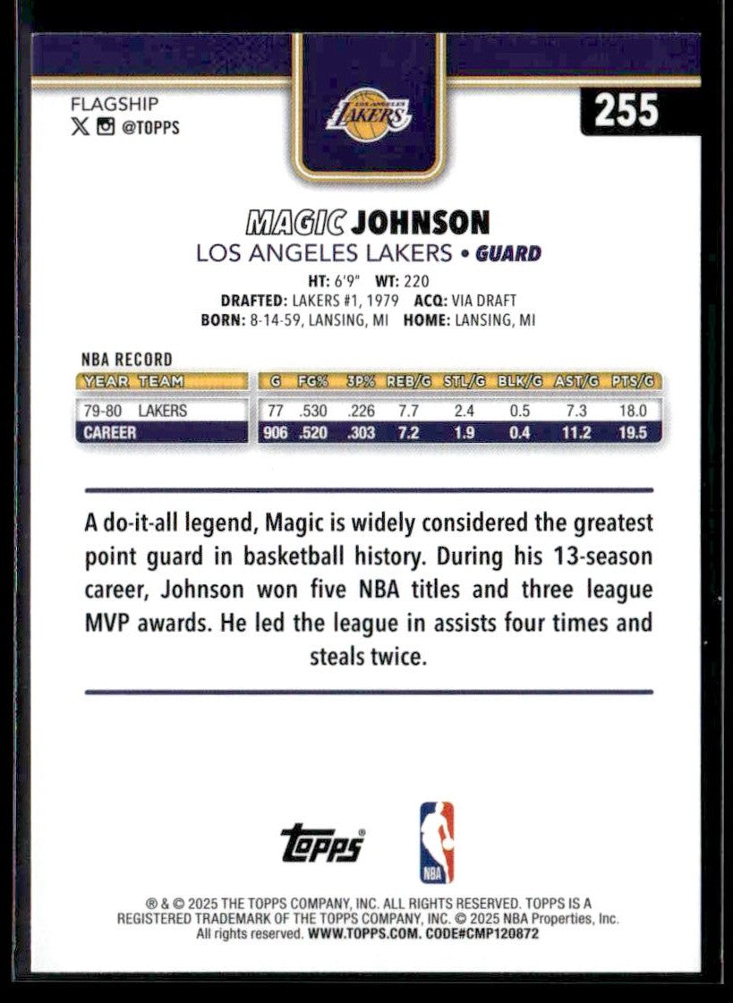 2025-26 Topps #255 Magic Johnson