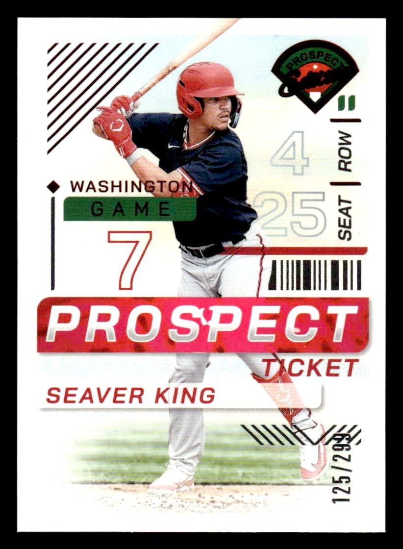 2024 Panini Prospect Edition #173 Seaver King Red #/299