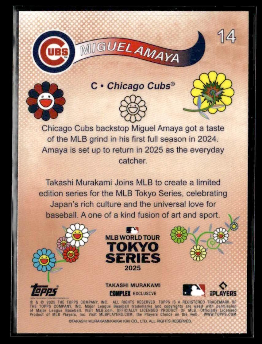 2025 Topps MLB World Tour Tokyo Series Takashi Murakami #14 Miguel Amaya