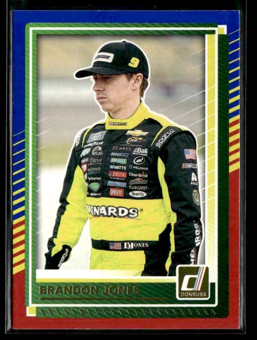 2025 Donruss #9 Brandon Jones Red and Blue