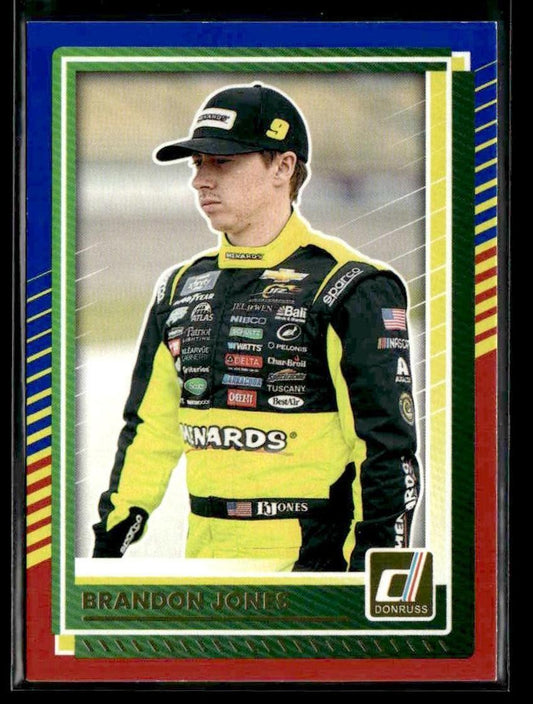 2025 Donruss #9 Brandon Jones Red and Blue