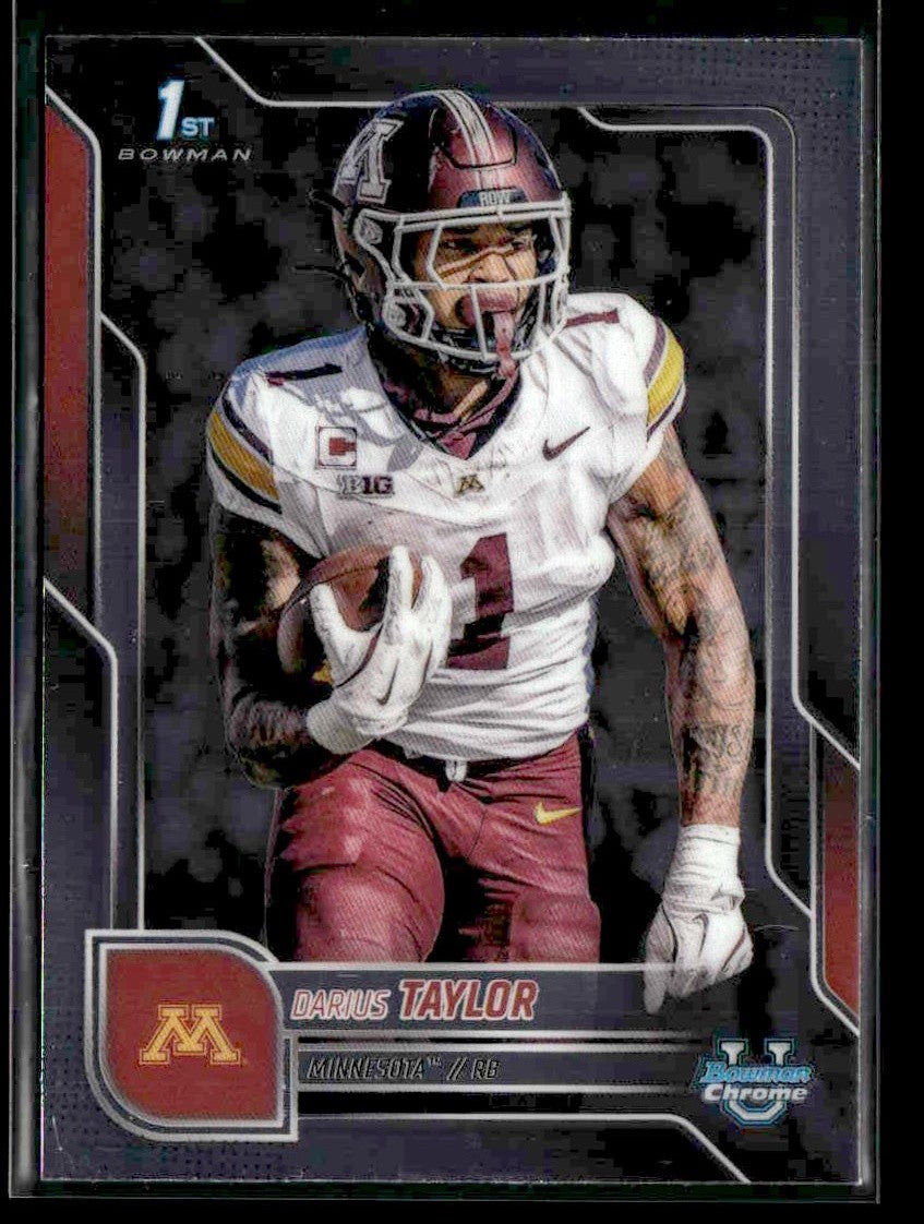 2025 Bowman University Chrome #126 Darius Taylor