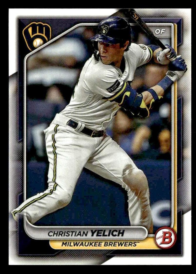 2024 Bowman #34 Christian Yelich