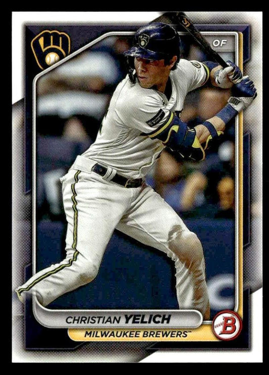 2024 Bowman #34 Christian Yelich