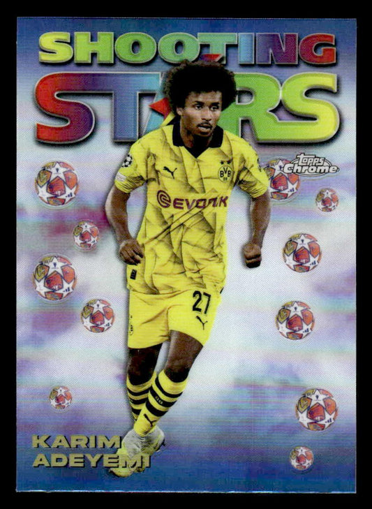 2023-24 Topps Chrome UEFA Club Comps #98-2 Karim Adeyemi 1998 Shooting Stars