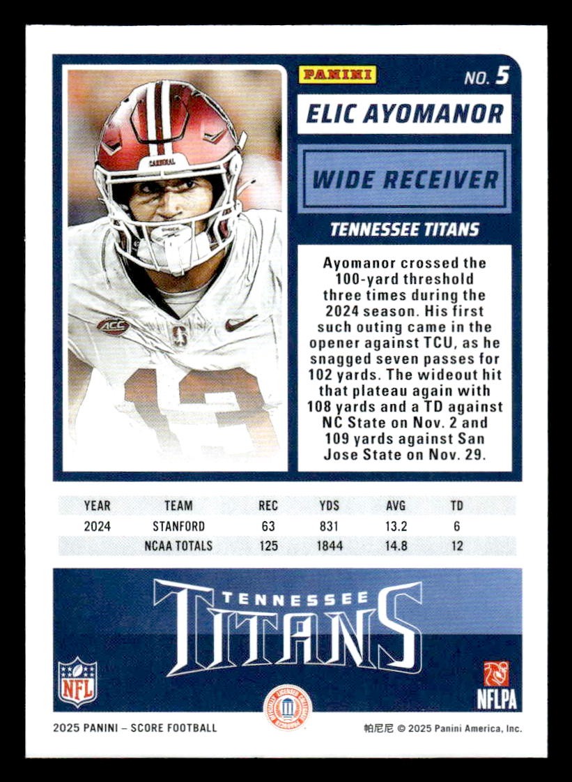 2025 Score #5 Elic Ayomanor