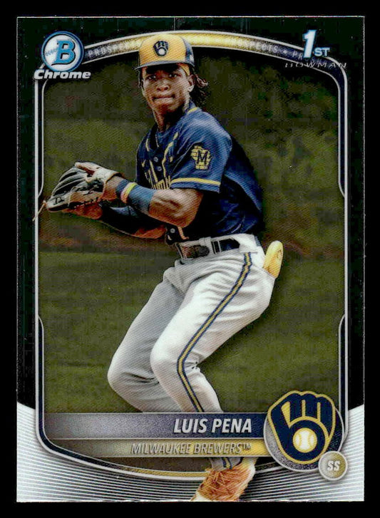 2025 Bowman #BCP-38 Luis Pena Chrome Prospects