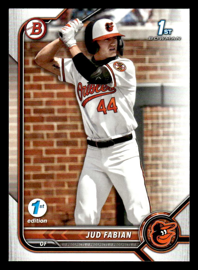 2022 Bowman Draft 1st Edition #BD-114 Jud Fabian