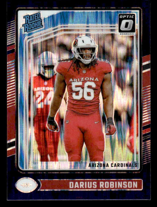2024 Donruss Optic #225 Darius Robinson Purple Shock