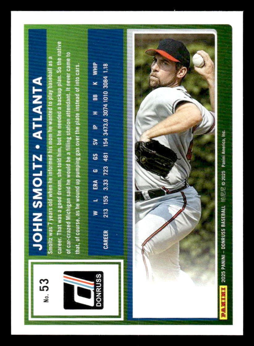 2025 Donruss #53 John Smoltz