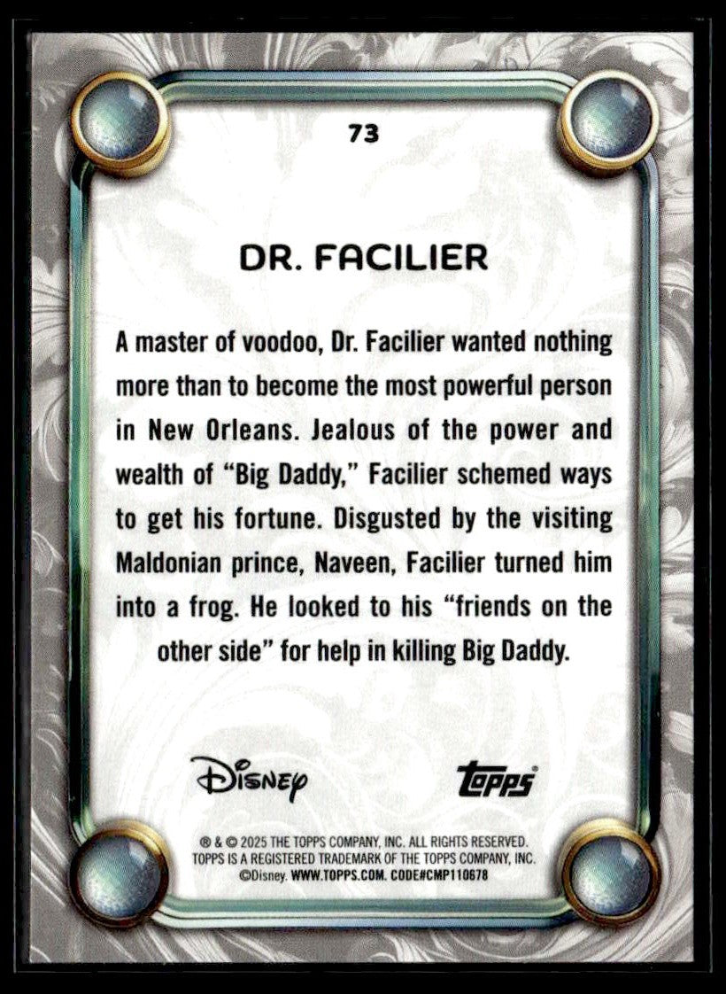 2025 Topps Disney Wonder #73 Dr. Facilier