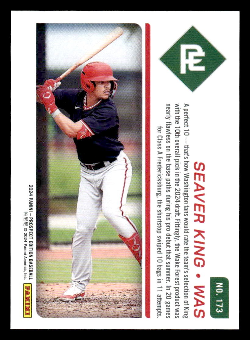 2024 Panini Prospect Edition #173 Seaver King