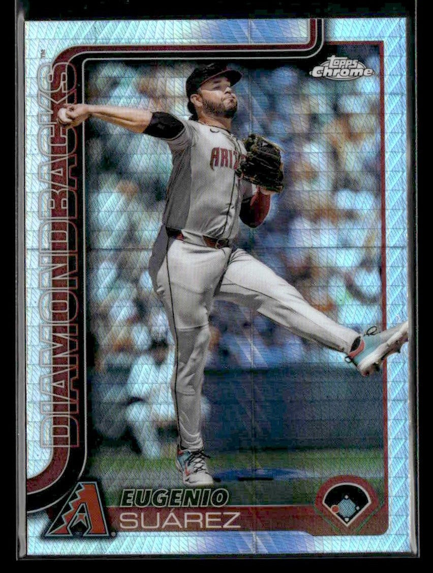 2025 Topps Chrome #48 Eugenio Suárez Prism Refractors