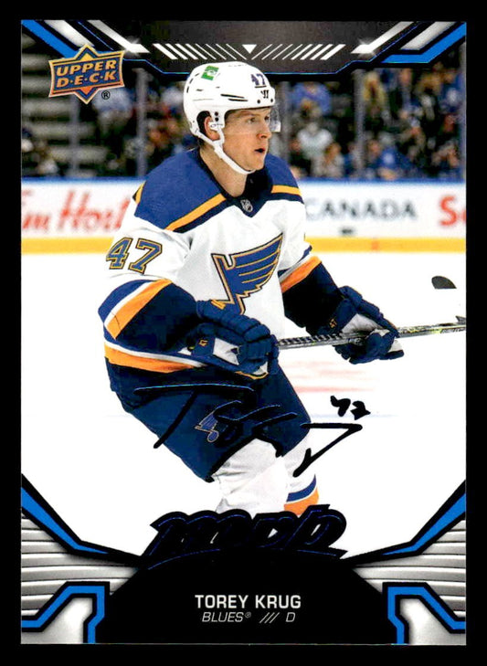 2022-23 Upper Deck MVP #133 Torey Krug Blue Script