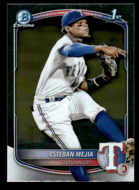 2025 Bowman #BCP-9 Esteban Mejia Chrome Prospects