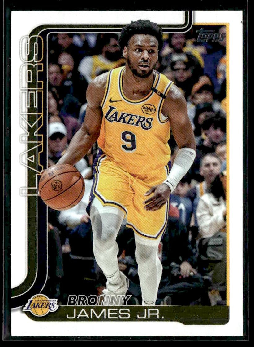 2025-26 Topps #152 Bronny James Jr.