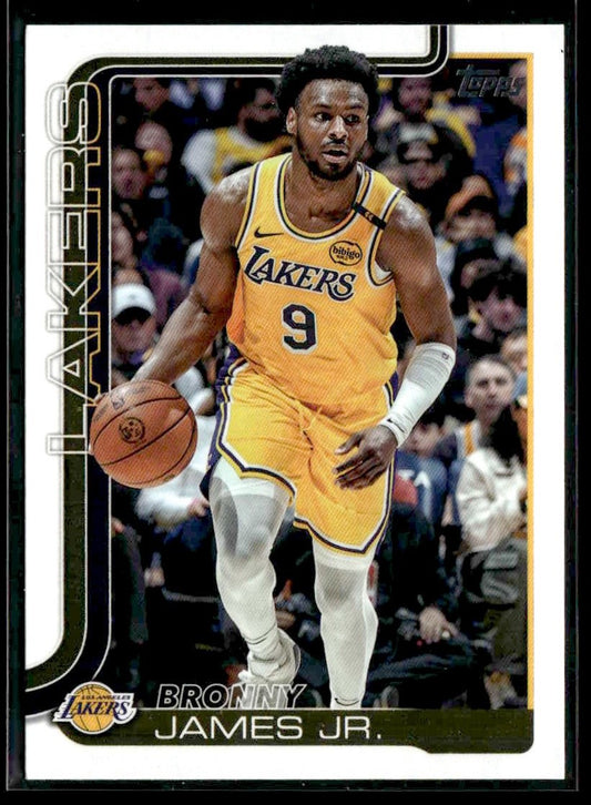 2025-26 Topps #152 Bronny James Jr.