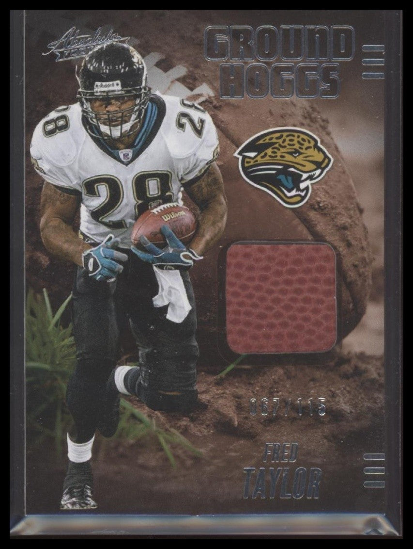 2025 Panini Absolute #GHM-FTA Fred Taylor Ground Hoggs Materials #/115