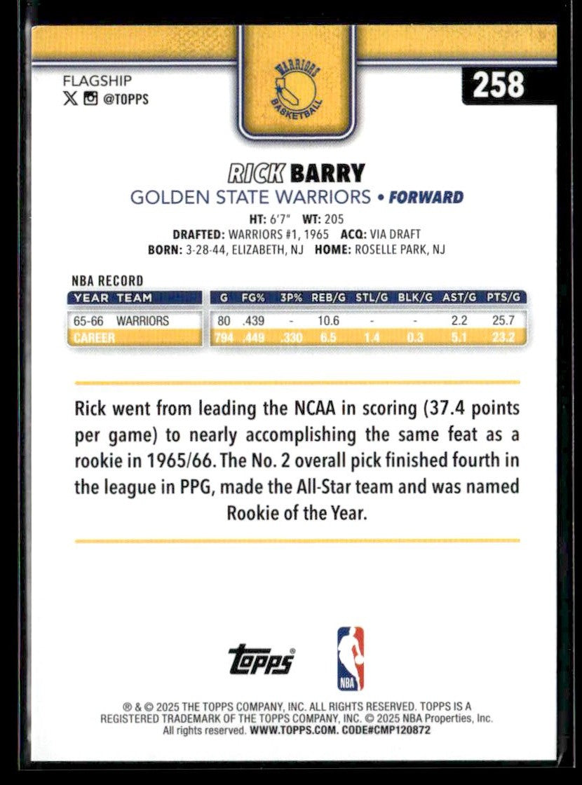 2025-26 Topps #258 Rick Barry