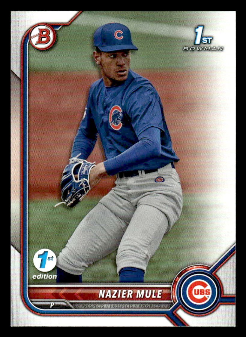 2022 Bowman Draft 1st Edition #BD-77 Nazier Mule
