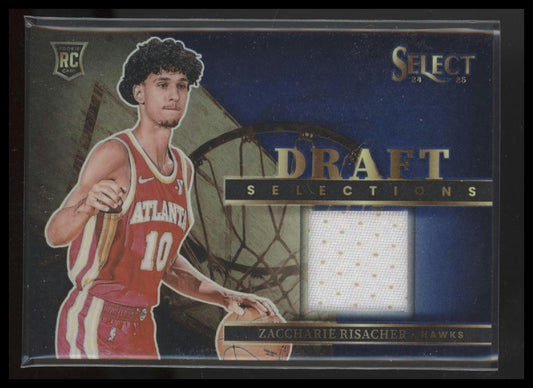 2024-25 Select #DSM-ZAC Zaccharie Risacher Draft Selections Blue Prizm #47/75