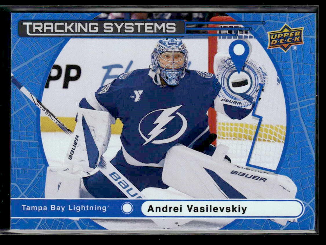 2025-26 Upper Deck #TS-14 Andrei Vasilevskiy Tracking Systems