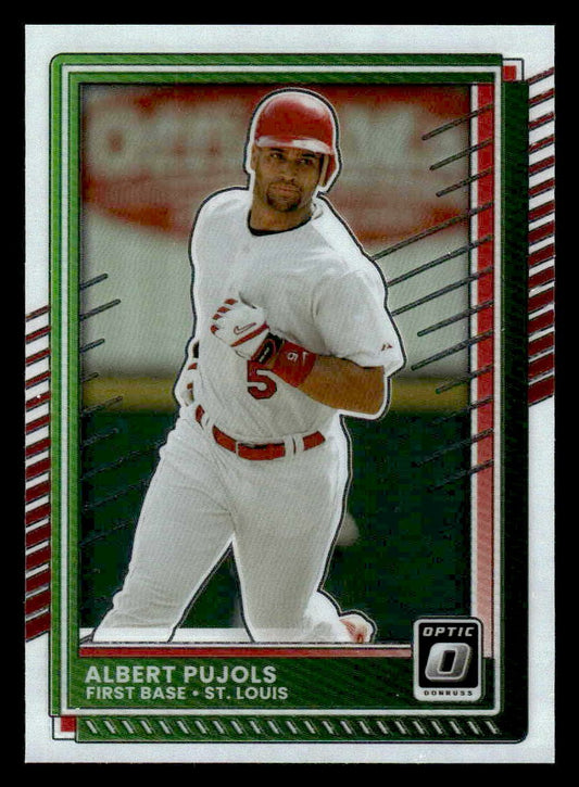 2025 Donruss #6 Albert Pujols Optic