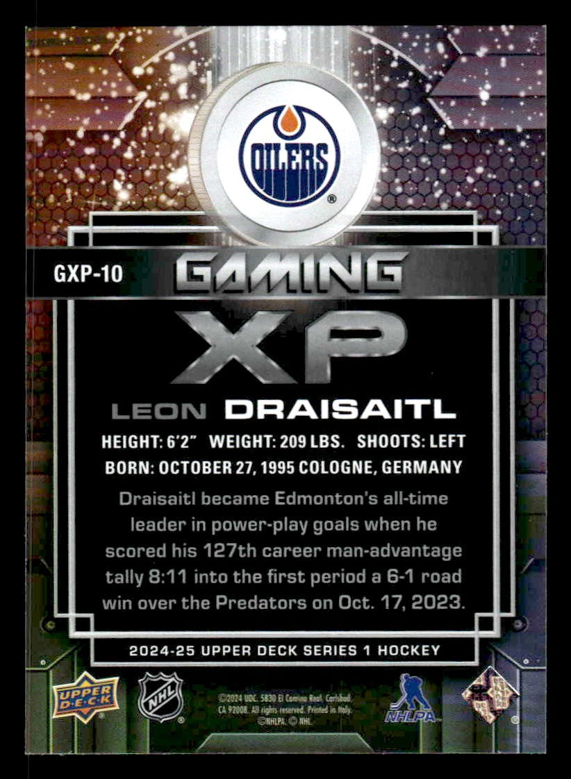 2024-25 Upper Deck #GXP-10 Leon Draisaitl Gaming XP
