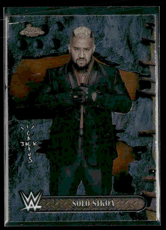 2025 Topps Chrome WWE x Cactus Jack #77 Solo Sikoa