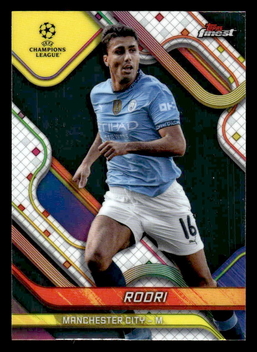 2024-25 Topps Finest UEFA Club Comp #1 Rodri