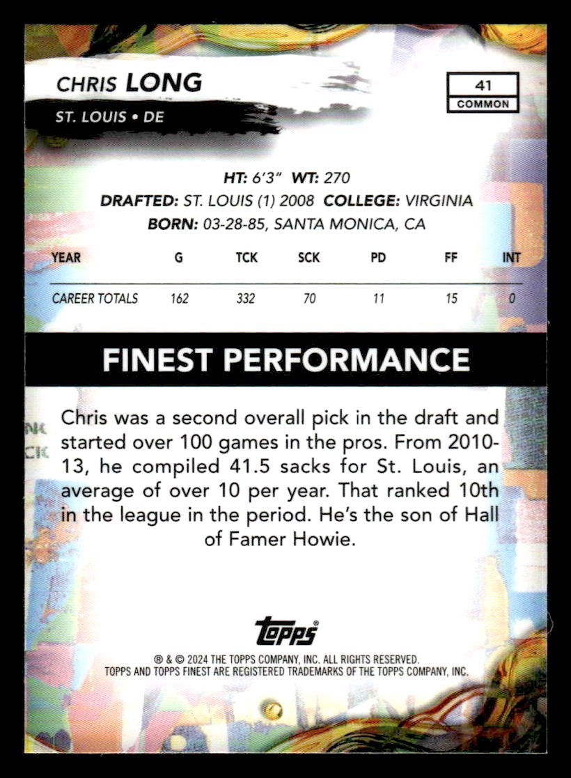 2024 Finest #41 Chris Long