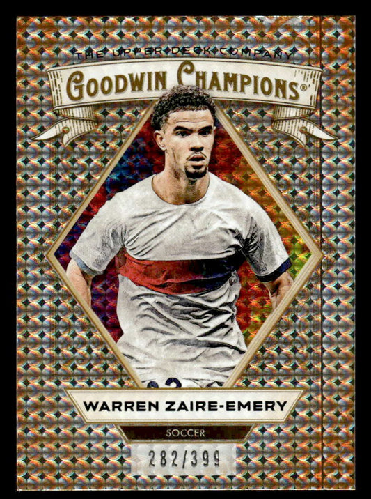 2025 Upper Deck Goodwin Champions #33 Warren Zaire-Emery Orange Dots