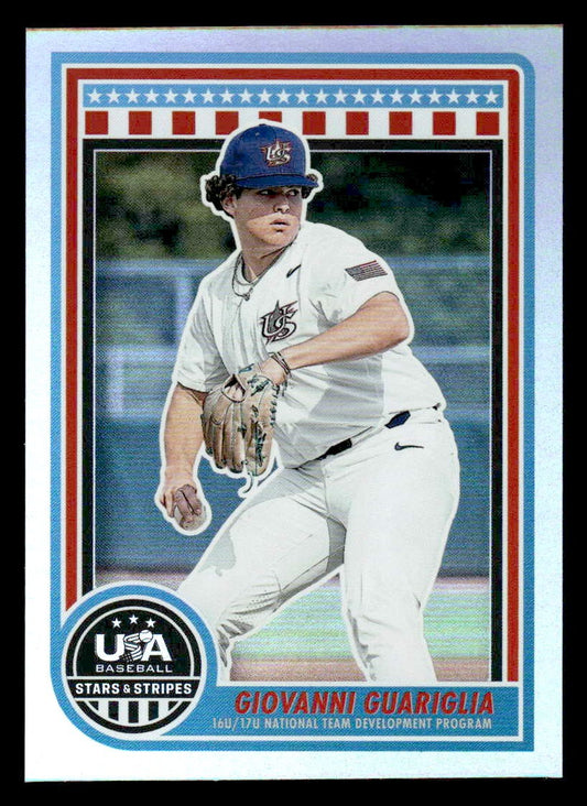 2025 Panini Stars and Stripes USA Baseball #145 Giovanni Guariglia