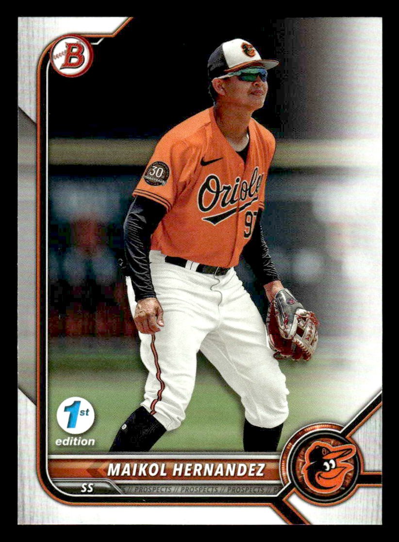 2022 Bowman Draft 1st Edition #BD-106 Maikol Hernandez