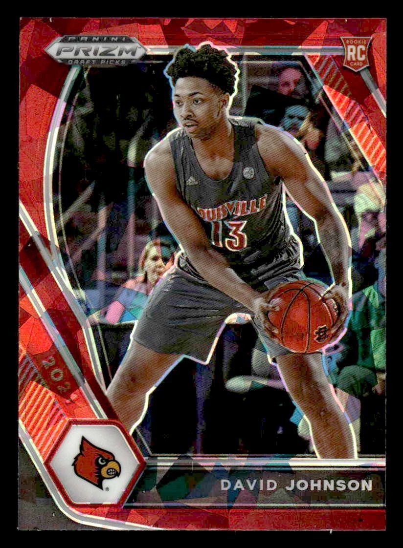 2021 Panini Prizm Draft Picks #38 David Johnson Red Ice