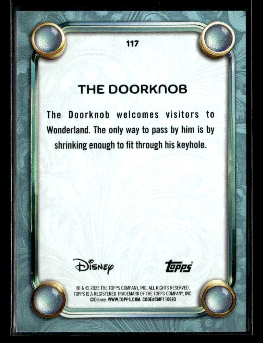 2025 Topps Disney Wonder #117 The Doorknob Tier 2